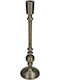 JK Home Decoration Candle Holder Metal in Bronze Color 43x9x9cm 1pcs