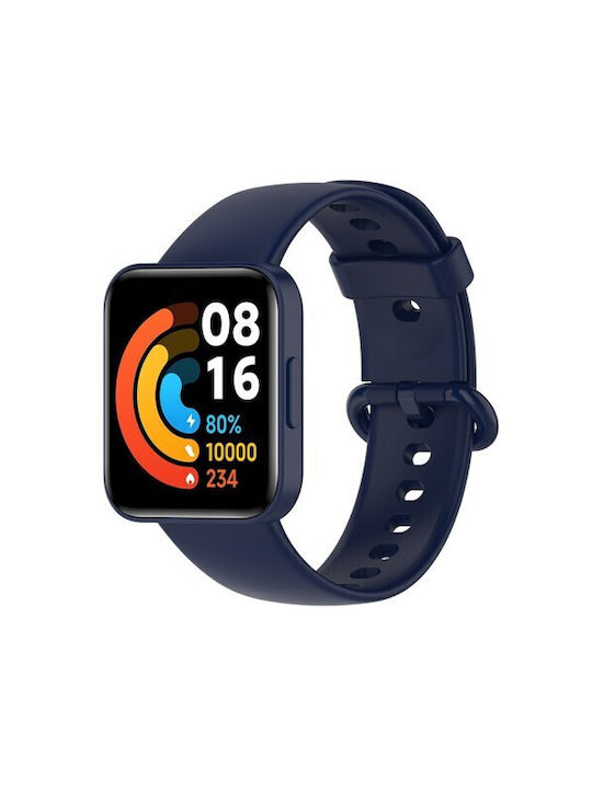 Λουράκι Σιλικόνης Dark Blue (Redmi Watch 2 Lite)