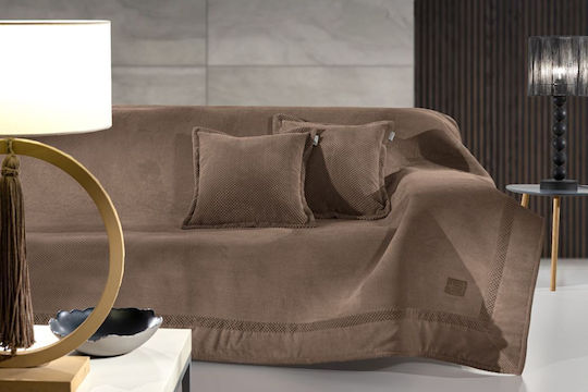 Guy Laroche Rubicon Sesselüberwurf 170x150cm Latte