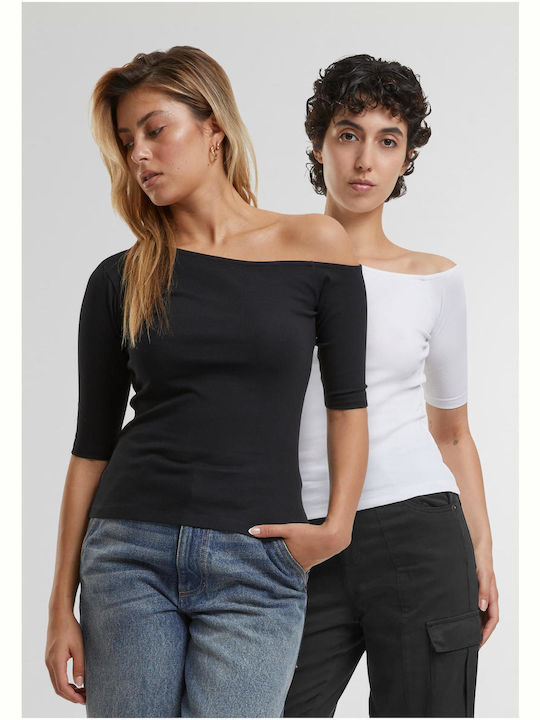 Women's T-shirt Black, White 2Pack