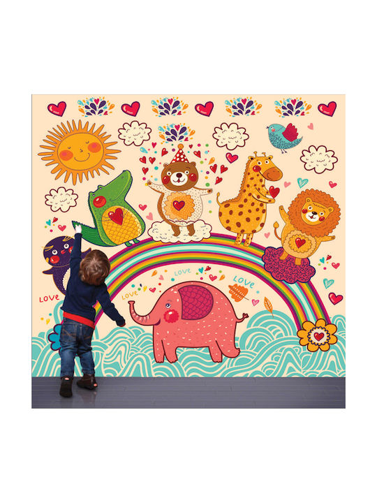 Regenbogen Selbstklebende Tapete 250cm