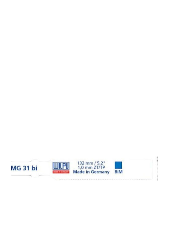 Wilpu Jigsaw Blade Metal 105mm Mg31bi 4019379025718