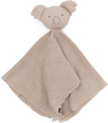 Bamboom Comfort Blanket Knitted Bamboo Koala Oyster Grey 112 Bamboom
