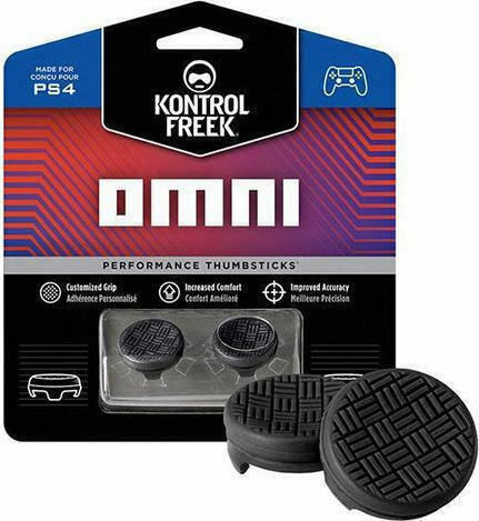 KontrolFreek Thumb Grips Χειριστηρίου για PS4 σε Μαύρο χρώμα
