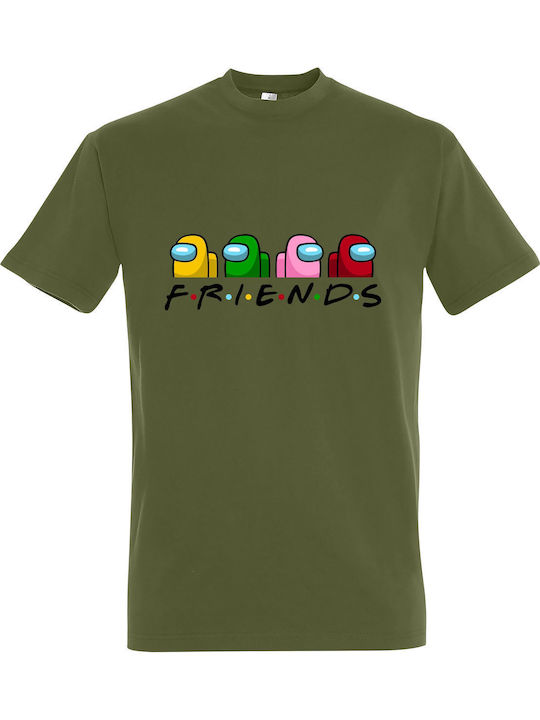T-Shirt Unisex "Among Us Friends" Hell-Armee