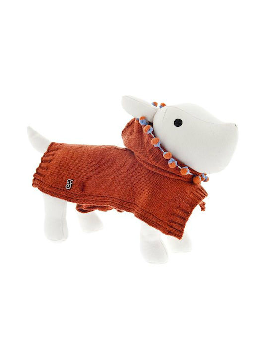 Ferribiella Gestrickter Poncho-Pullover Rustik S 35cm