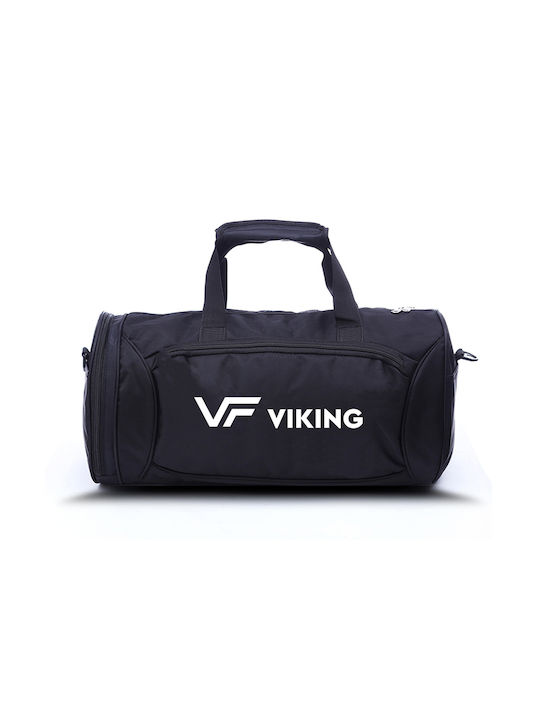 Viking Τσάντα Ώμου για Γυμναστήριο Μαύρη
