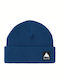 Recycled Beanie Unisex Σκούφος Πλεκτός σε Μπλε χρώμα