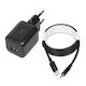 iBox Φορτιστής GaN με Θύρα USB-A και Θύρα USB-C...
