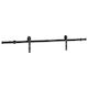 vidaXL Sliding Door Mechanism For Door Knobs 183cm Black