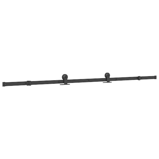 vidaXL Μηχανισμός Συρόμενης Μεσόπορτας 213.5cm Μαύρος