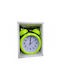 Tradesor Tabletop Clock with Indicators Plastic with Alarm Clock Green 330119_g