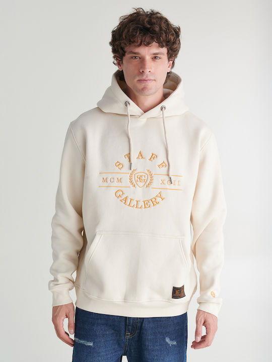 Staff Mags Суитшърт с Качулка Off White