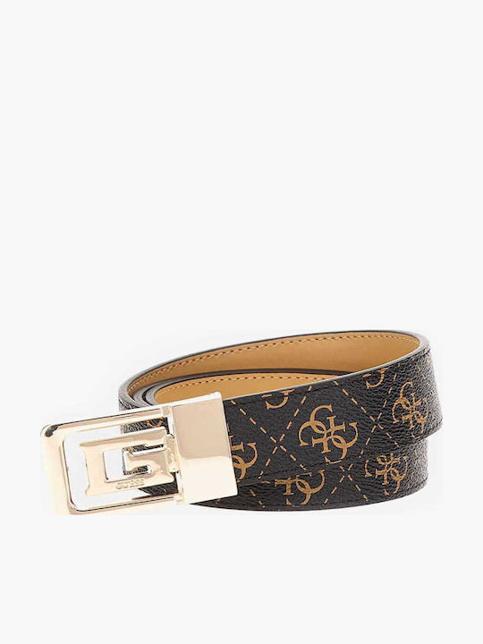 Guess Γυναικεία Ζώνη Καφέ