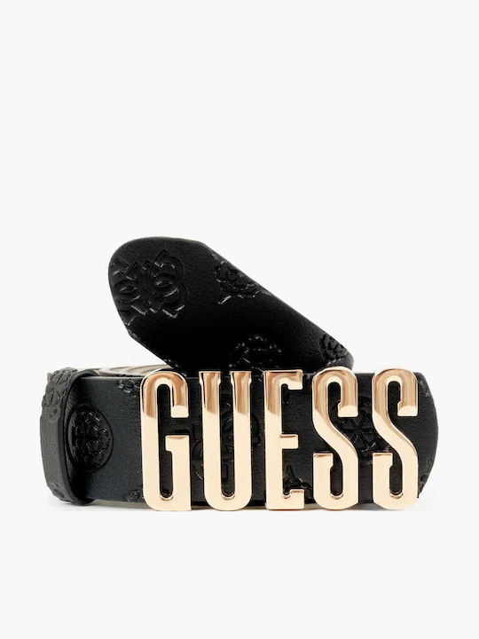 Guess Guess Damen Gürtel Leder Schwarz