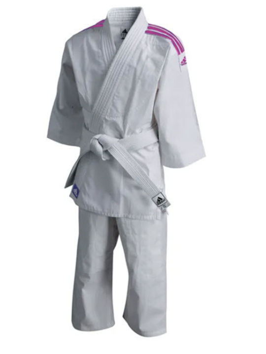 adidas Gi J200 Evolution Copii Uniforme Judo Alb
