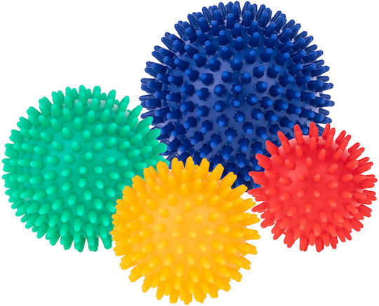 Set Sensory Massage Balls Spikes 4 Balls Rebel Active