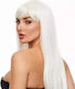 Pleasure Wigs Amber Περούκα Glow In The Dark White