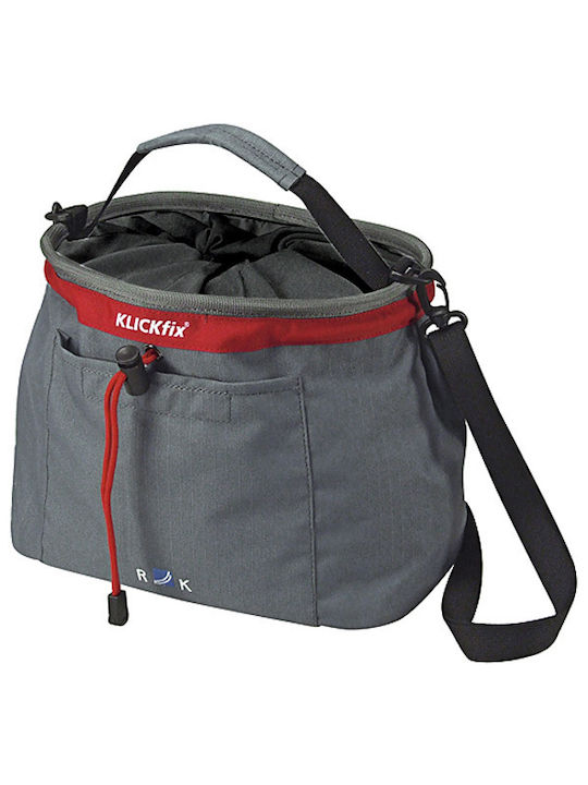 Klickfix Bicycle Basket Gray