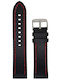 VStraps Δερμάτινο Λουράκι Μαύρο 22mm