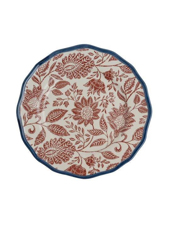 Laura Ashley Πιάτο Ρηχό Κεραμικό Πολύχρωμο με Δ...