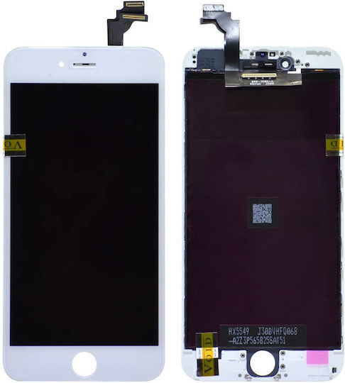 Екран Type A със Сензорен Механизъм за iPhone 6 Plus (Бял)