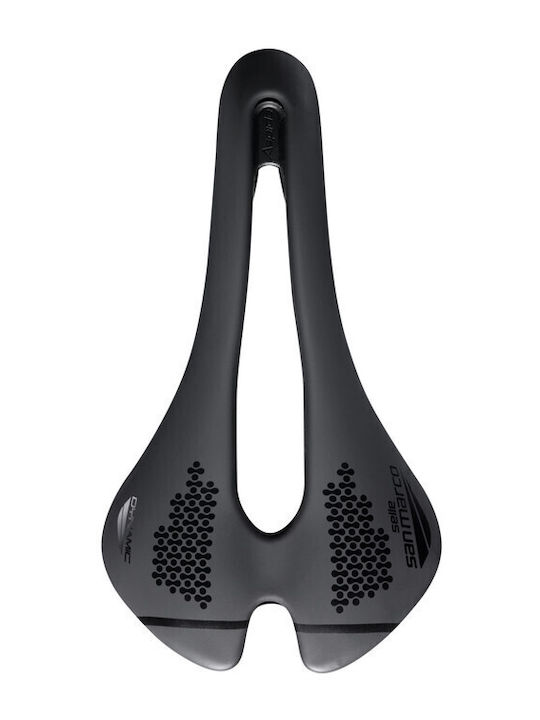 Selle San Marco Aspide Short Open-fit Dynamic Narrow Black Bicycle Saddle Racing