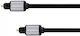 Blow Optical Audio Cable TOS male - TOS male Μαύρο 5m (KM1225-3)
