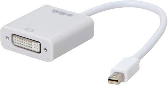S-Link Μετατροπέας mini DisplayPort male σε DVI-I female 1τμχ