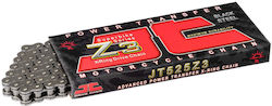 Drive Chain Honda Xrv 750 Africa 90'-04' Cbf 600 08'-12' Triumph Tiger 800 11'-20' Jt 525 "z3" X 124 Teeth Silver Drive Chain Honda Xrv 750 Africa 90'-04' Cbf 600 08'-12' Triumph Tiger 800 11'-20' Jt 525 "z3" X 124 Teeth Silver