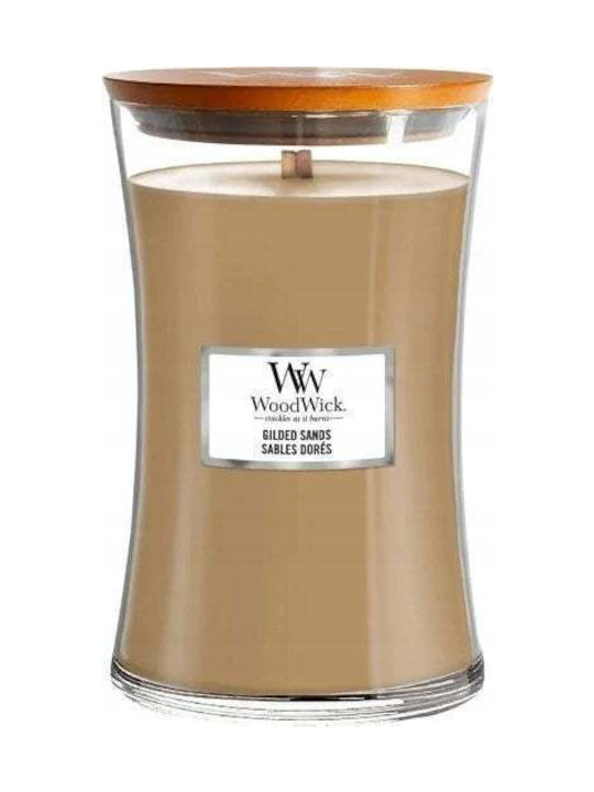 WoodWick Αρωματικό Κερί Σόγιας σε Βάζο με Άρωμα Gilded Sands 610gr