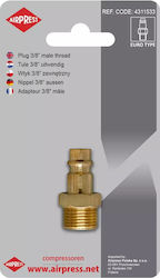 Stub-pipe 3/8" Външна 10бар Компоненти за въздушни инструменти Printable Label