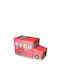 General Trade Children's Storage Box made of Fabric Red 55x25x30cm 1pcs