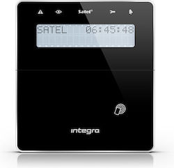 Satel Ασύρματο Πληκτρολόγιο Συναγερμού με Οθόνη σε Μαύρο Χρώμα INT-KWRL2-B