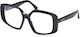 Max Mara Rame Ochelari Pentru Femei Acetat Negru MM 5131-B 001