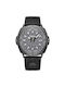 Timberland Watch with Black Leather Strap