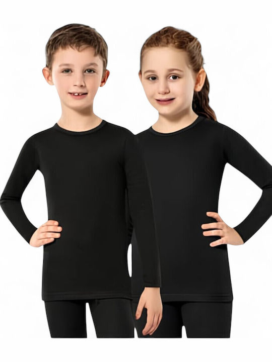 Kinder Thermohemd Black
