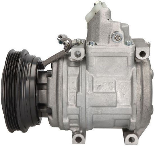 Denso Air Conditioning Compressor Toyota Land Cruiser 100 J10 D 4.2 Magnetic Clutch 10pa15l R134a 12v 4 Grooves 120mm 214x128mm