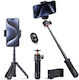 K&F Concept Kf09.128v1 Cell Phone Tripod Bluetooth Black