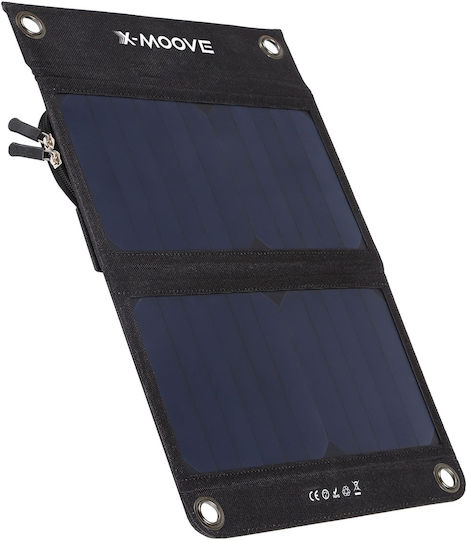 X-Moove Αναδιπλούμενο Ηλιακό Panel Φορτιστής 12W με USB Output (Φορητών Συσκευών)