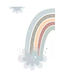 Kids Framed Wall Painting Blue Rainbow 30x40cm
