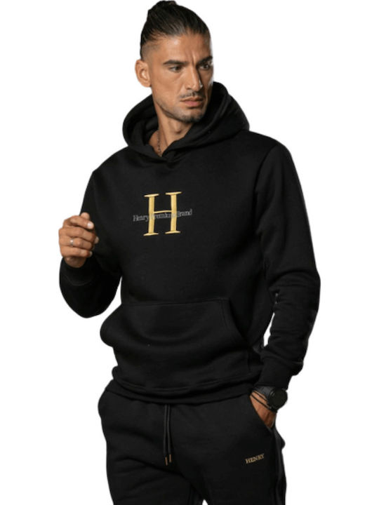 Henry Clothing Henry Sweatshirt with Black Hood
