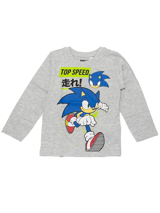 Sega Children's Blouse Long Sleeve Grey