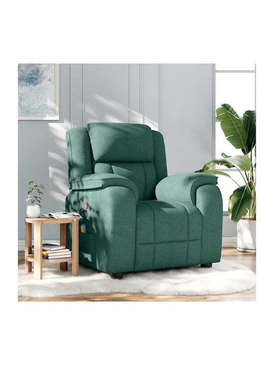 Întunecat Fotoliu Relax Masaj cu Puf Dark Green...