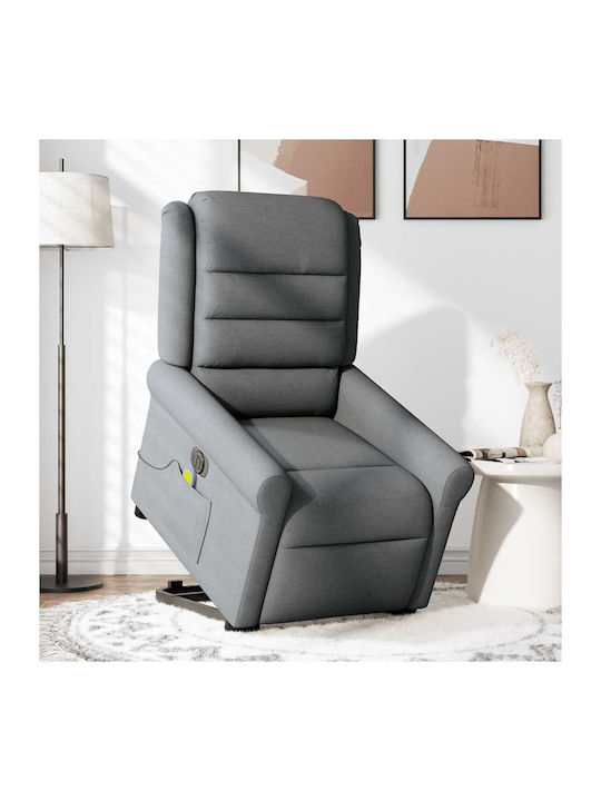 Relax Armchair Massage with Footstool Sc. Grey ...