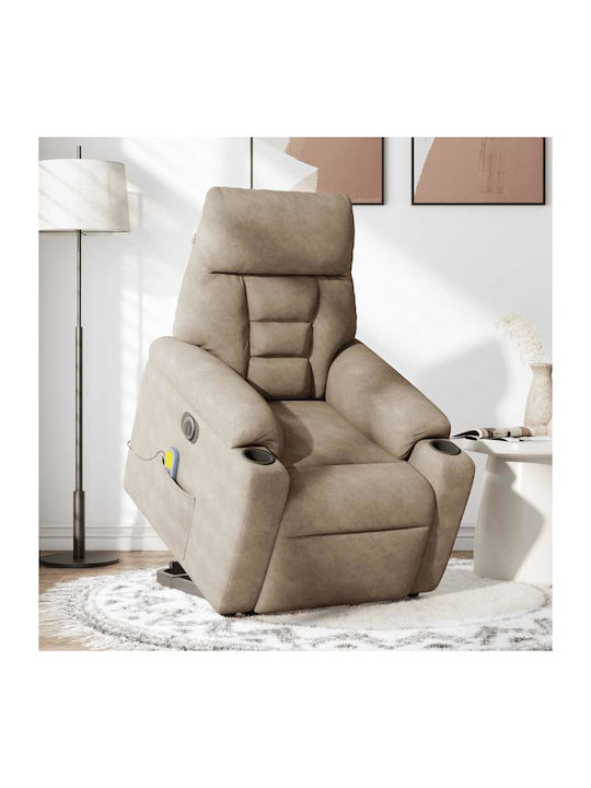 Фотьойл Relax Масаж С поставка за крака Taupe 7...