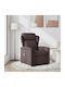 Πολυθρόνα Relax Massage με Υποπόδιο Σκούρο Καφέ 78x95x100cm