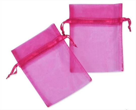thessPACK Fabric Pouch for Gift Pink 9x13cm. 100pcs