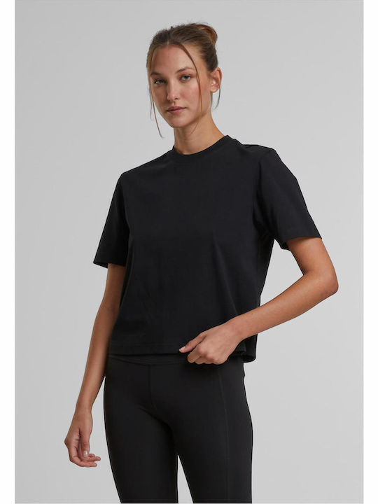 Urban Classics Sorona Дамска Спортна Тениска Черна
