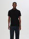 Polo T-shirt Μαυρο